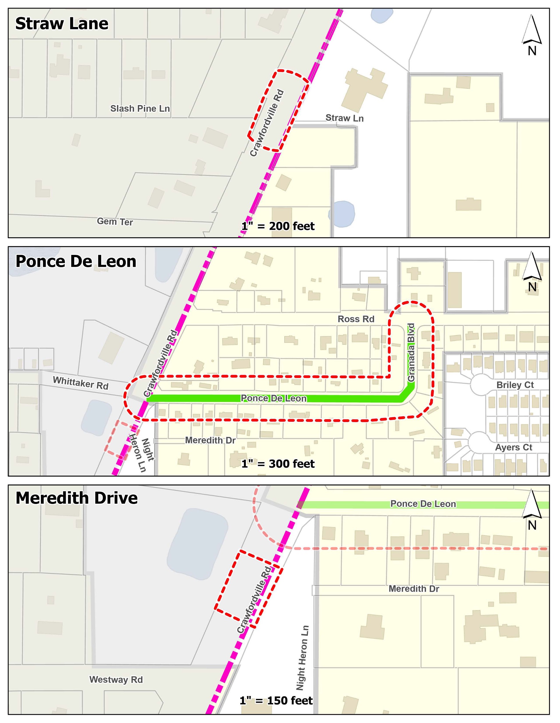 a map of the first phase of the project construction
